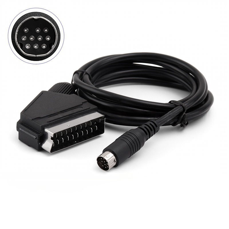Retro Gaming Cables - 1.8m スカートケーブル セガサターンコントローラー用 オーディオビデオコード セガサターン用 RCA