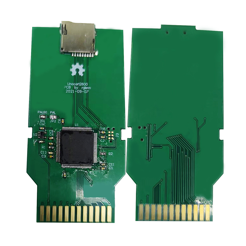 Retro Gaming Handheld - DIYレトロゲームコンソールカートリッジ、優れたフラッシュカード、4ビット、atari 2600、v2、1個