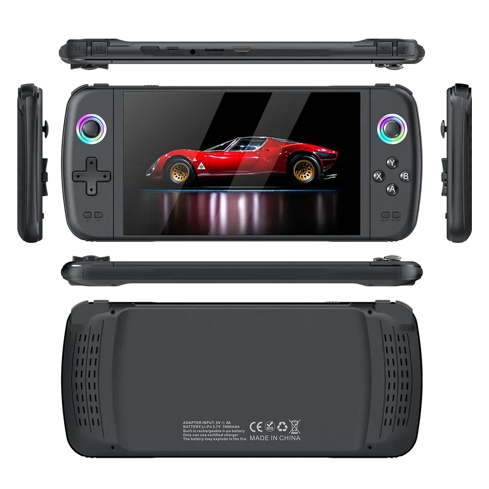 Retro Gaming Play Zone - 128GB M27携帯型ゲームプレーヤー ポータブルレトロゲーム機 7.0インチ大画面 256GB 7万種類以上のゲーム内蔵