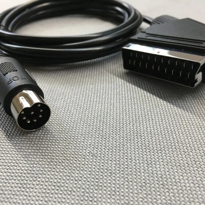 Retro Gaming Cables - PAL V-Pin EU Scart ケーブル AV