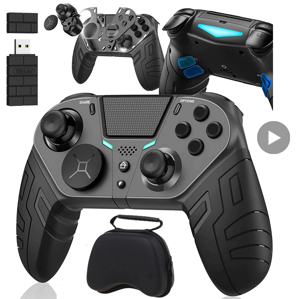 Retro Gaming In Vr - PS4、PS3、プレイステーション4、3、PC対応 コントローラー ワイヤレス Bluetooth モバイル Android