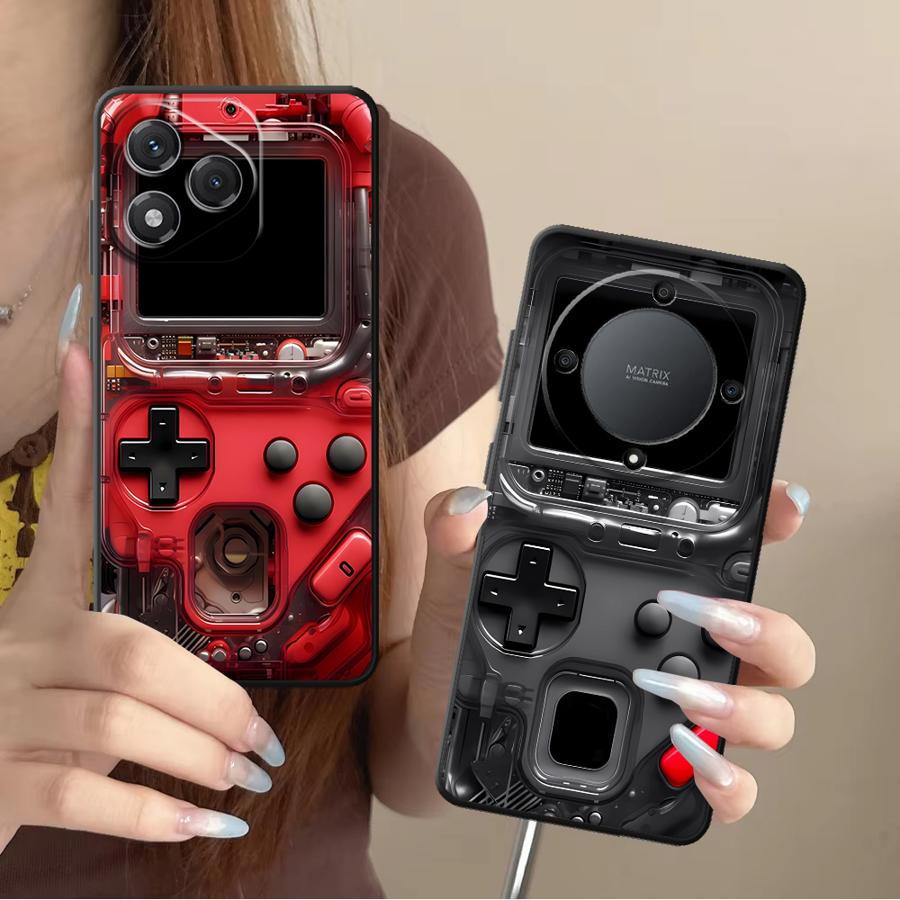 Retro Gaming On Phone - レトロなゲーム機風ケース Honor X7 70 X5b X9a