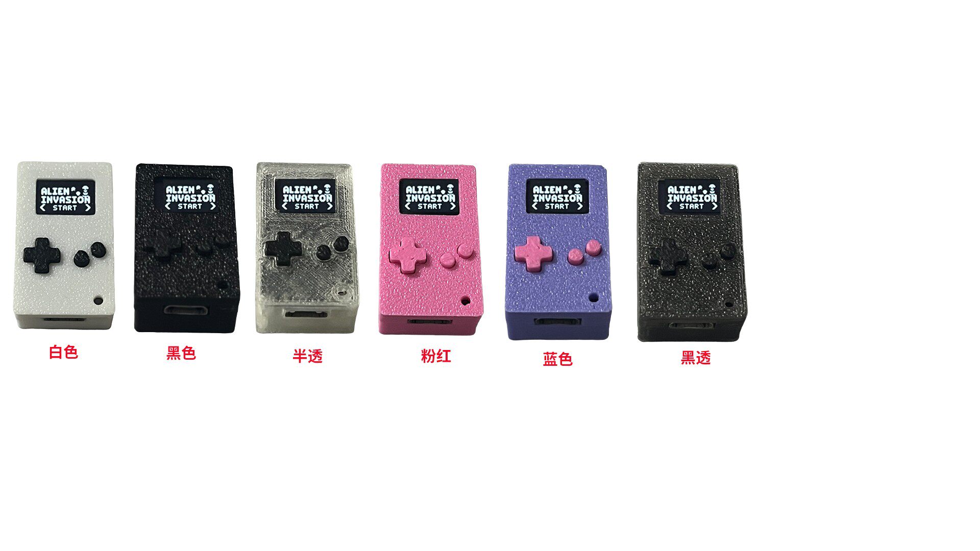 Retro Gaming Handheld - Thumby Mini レトロハンドヘルドゲームコンソール - 20種類以上の内蔵ゲーム、PCからダウンロード可能、ポータブルゲーム（6色）