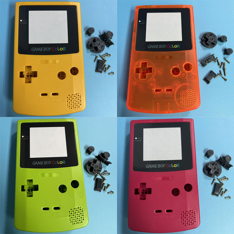 Retro Gaming Setup - ゲームボーイカラーシェル Gbc 交換用シェル 限定版 発光ゲーム周辺機器 レトロゲーム機用アクセサリー