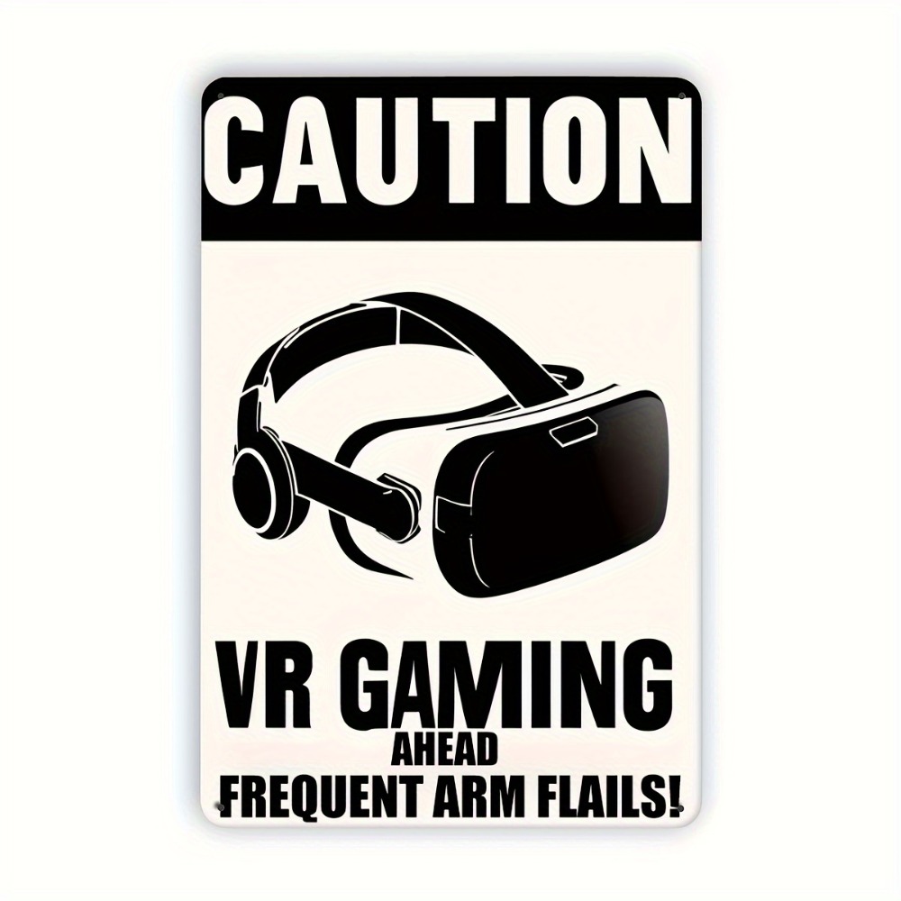 1PC 注意VRゲームメタルティンサインレトロアイアンウォー - Retro Gaming In Vr のレビューと価格