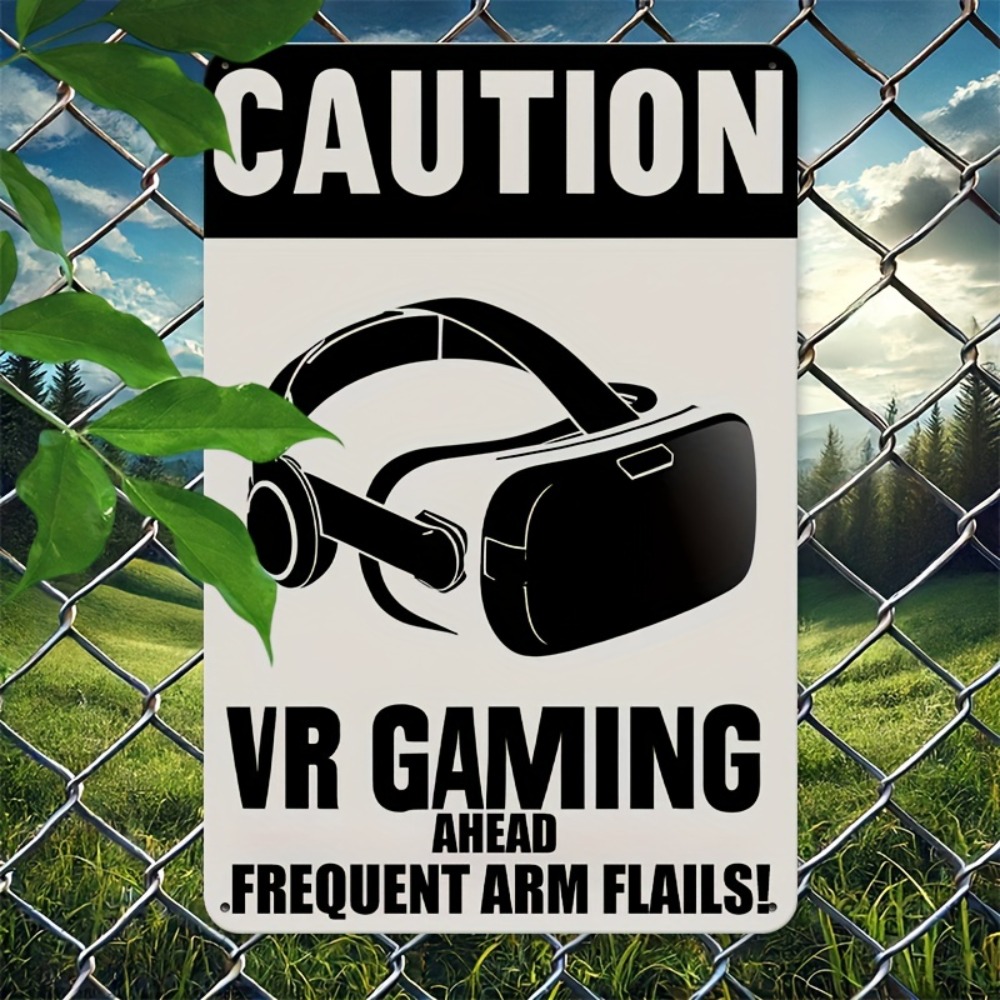 1PC 注意VRゲームメタルティンサインレトロアイアンウォー - Retro Gaming In Vr のレビューと価格