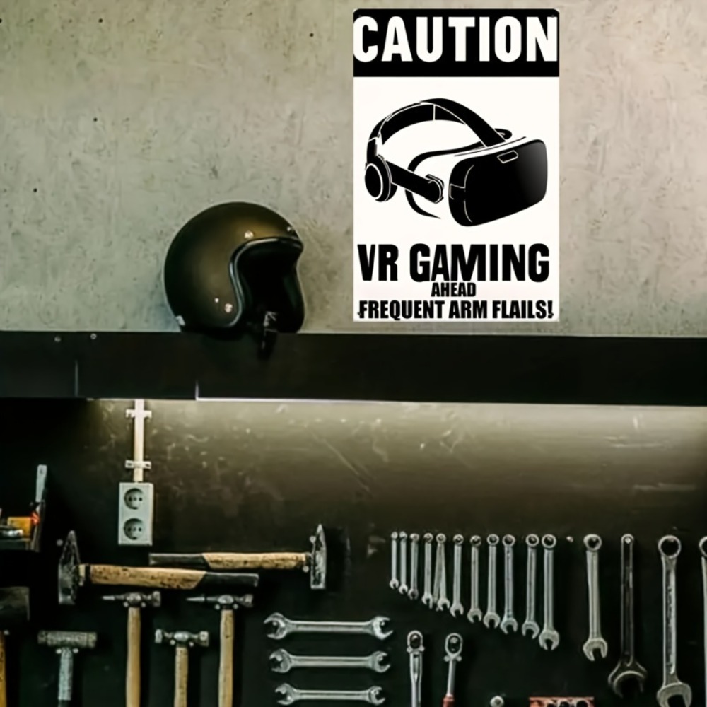 1PC 注意VRゲームメタルティンサインレトロアイアンウォー - Retro Gaming In Vr のレビューと価格