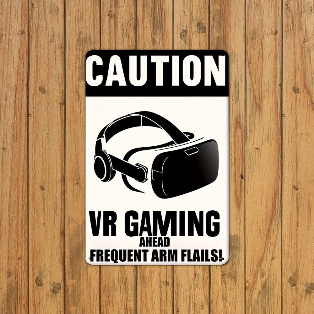 1PC 注意VRゲームメタルティンサインレトロアイアンウォー - Retro Gaming In Vr のレビューと価格
