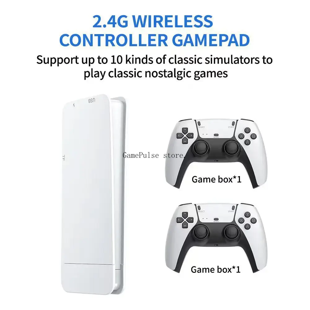 GamePulse M15 4Kゲームコンソール ホームTV - Retro Gaming Game Stick のレビューと価格