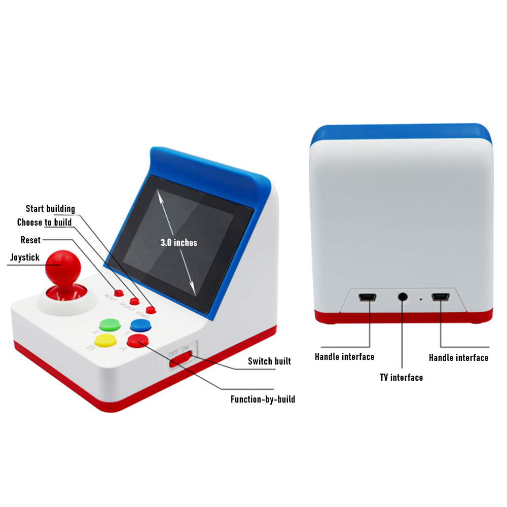 360ビデオゲームコンソール,3インチ画面,8ビット,レトロ - Retro Gaming Setup のレビューと価格