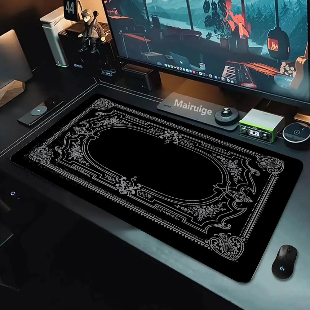 新しい黒ペルシャ絨毯神秘的なレトロマウスパッド Pc ゲーマ - Retro Gaming Keyboard And Mouse のレビューと価格