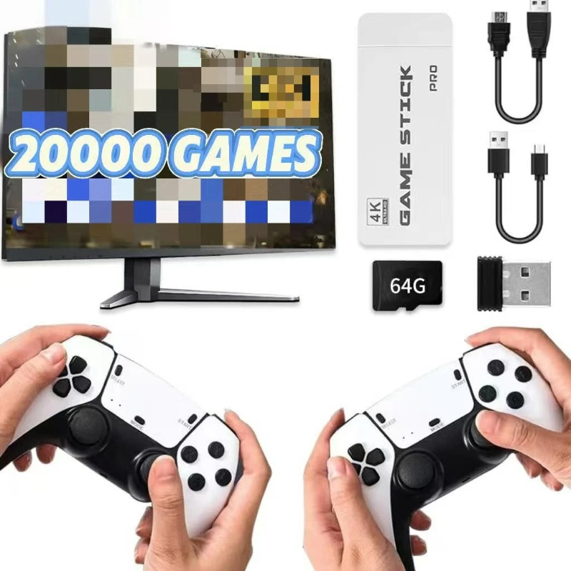 レトロビデオゲームコンソール 4Kテレビゲームスティック 内 - Retro Gaming Game Stick のレビューと価格