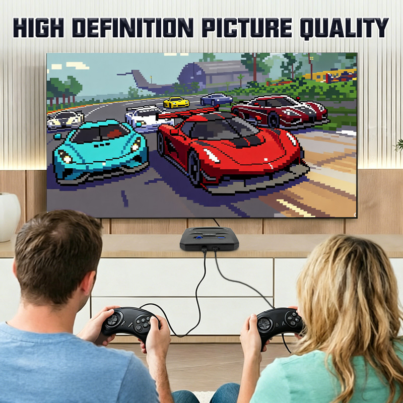 16ビットレトロゲームコンソール4K HDゲーム機（セガジェ - Retro Gaming Cables のレビューと価格