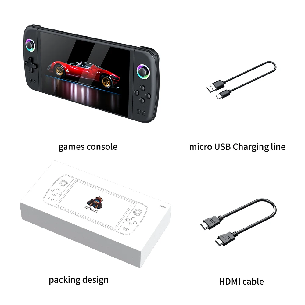 128GB M27携帯型ゲームプレーヤー ポータブルレトロゲ - Retro Gaming Play Zone のレビューと価格