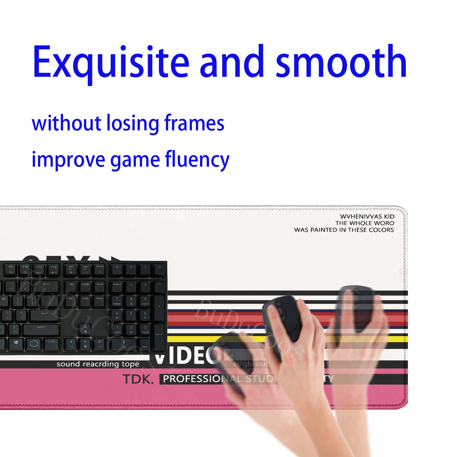 PC ゲームキーボードパッドビッグレトロ VHS スタイルマ - Retro Gaming Keyboard And Mouse のレビューと価格