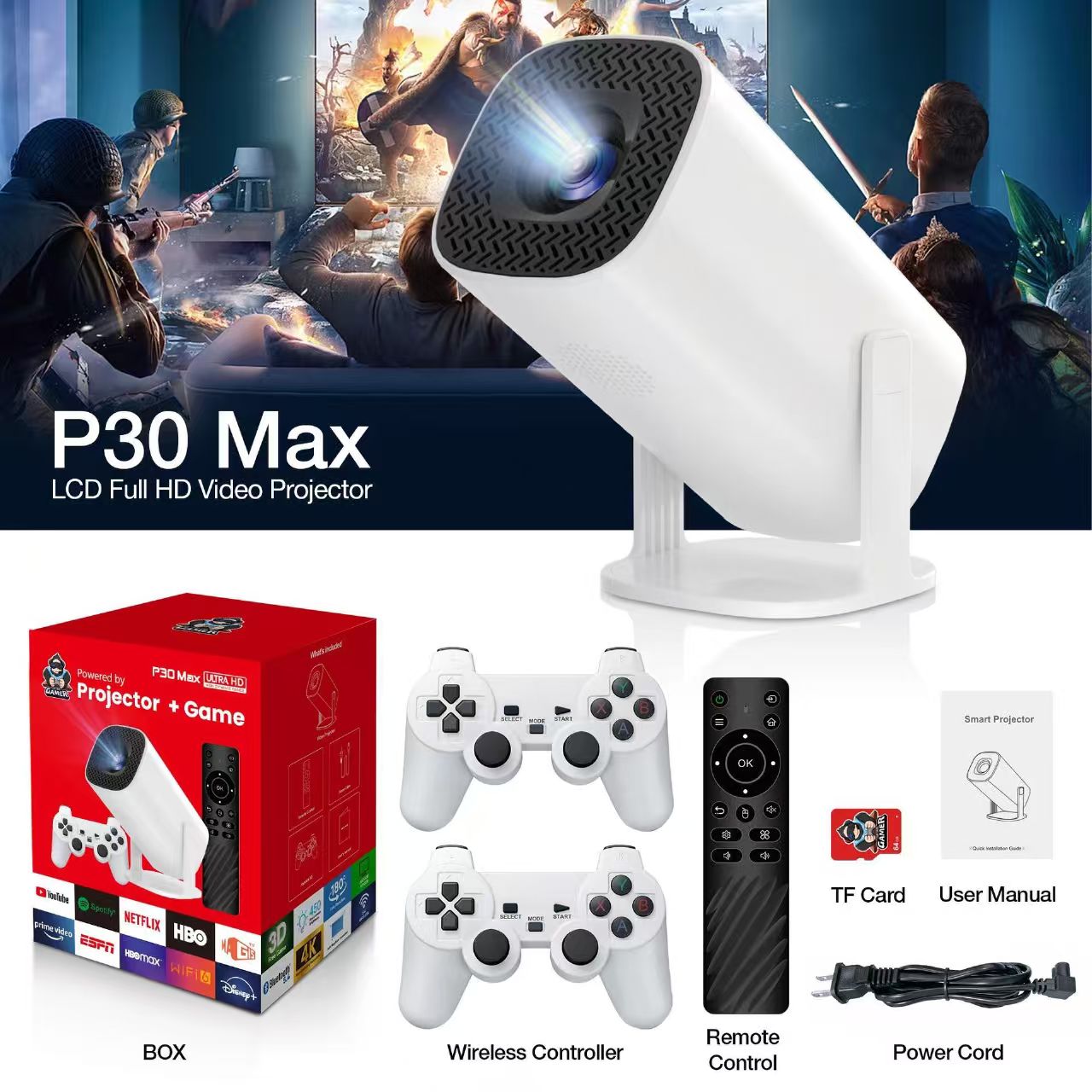 3Dゲームプロジェクター P30MAX レトロビデオゲームコ - Retro Gaming Mister のレビューと価格