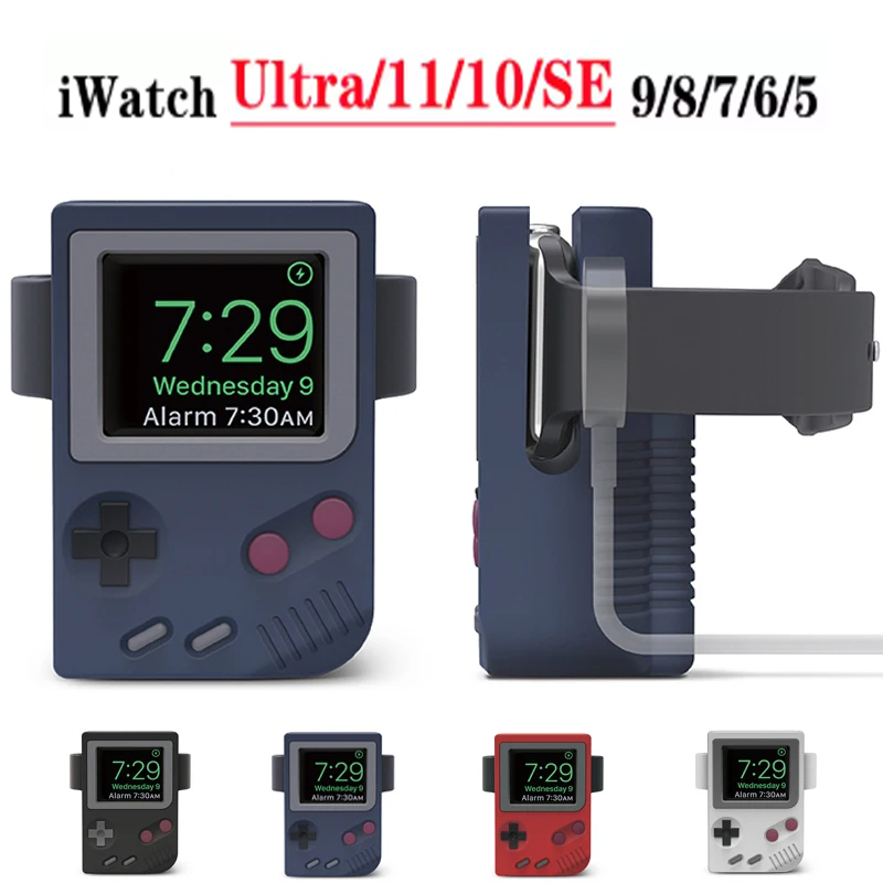 シリコン製iWatch充電スタンドホルダー Apple Wa - Retro Gaming Setup のレビューと価格