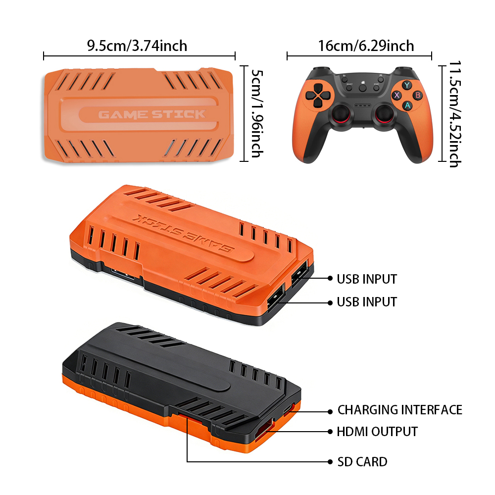 新X10 Pro レトロゲーム機 128G ゲームスティック - Retro Gaming Game Stick のレビューと価格