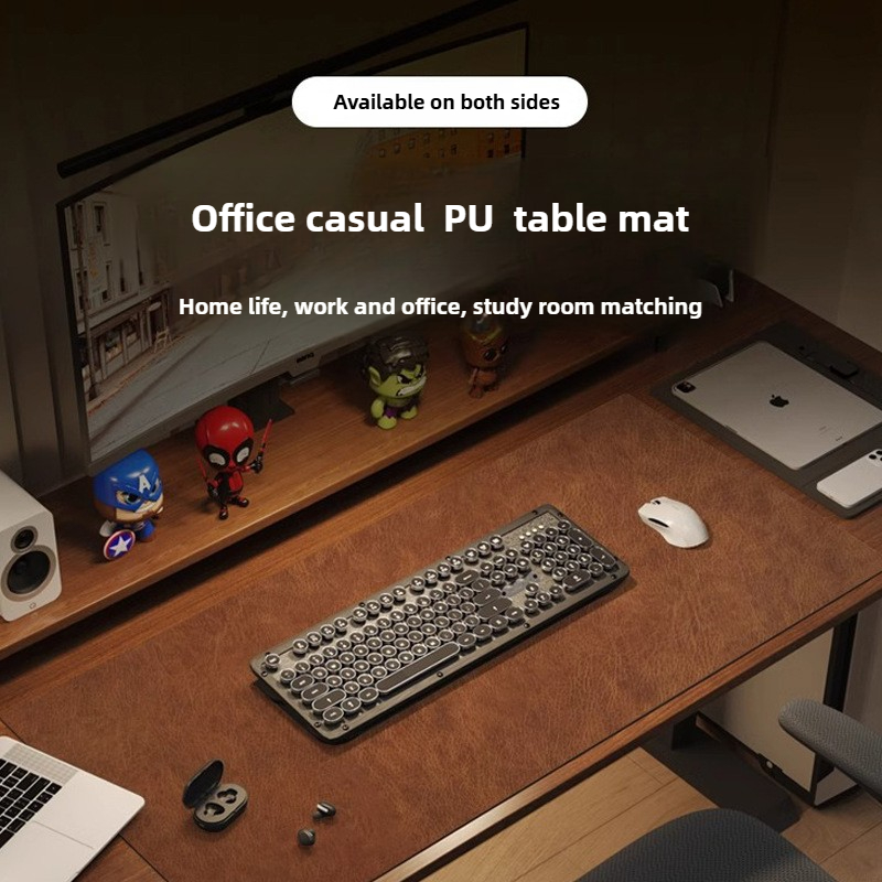 レトロマウスパッドマウスパッド大型防水ノンスリップ PU ス - Retro Gaming Keyboard And Mouse のレビューと価格