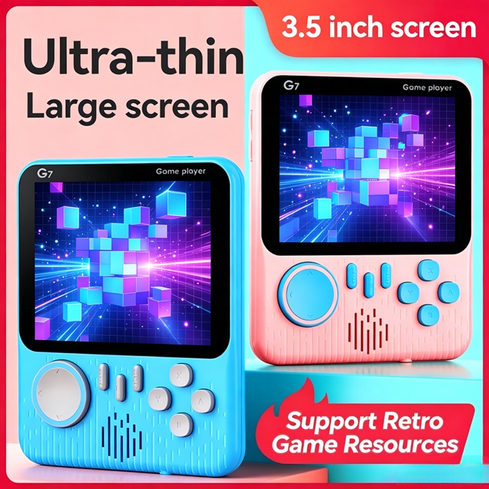 G7 ポータブルレトロハンドヘルドゲーム機 3.5インチLC - Retro Gaming Cables のレビューと価格
